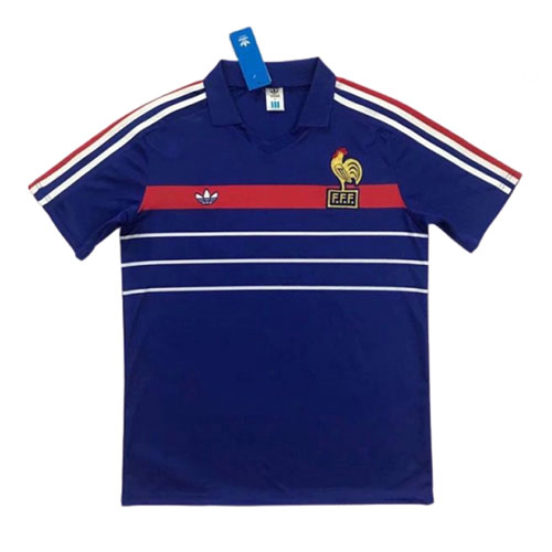 Tailandia Camiseta Francia Primera Equipación Retro 1984 1986